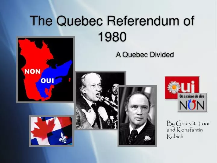 the quebec referendum of 1980