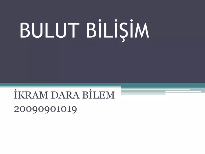 bulut b l m