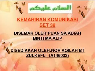 kemahiran komunikasi set 38