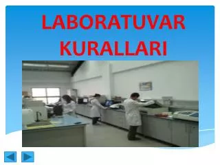 laboratuvar kurallari