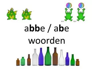 a bb e a b e woorden