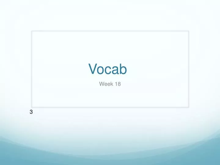 vocab