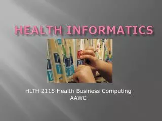 health informatics