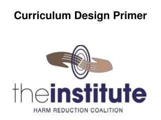 Curriculum Design Primer