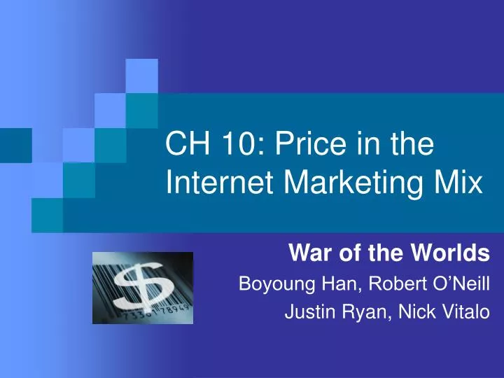 ch 10 price in the internet marketing mix