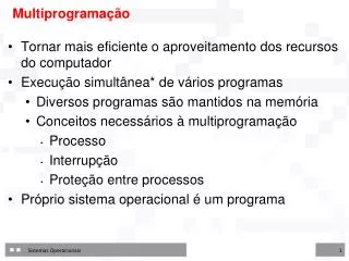 multiprograma o