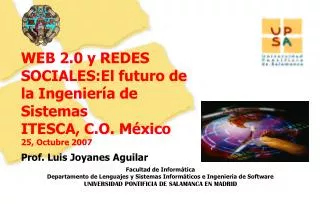 prof luis joyanes aguilar