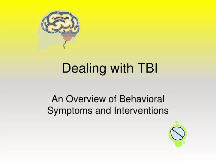 dealing with tbi