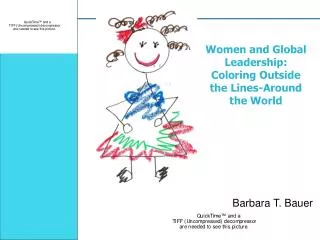 Women and Global Leadership: Coloring Outside the Lines-Around the World