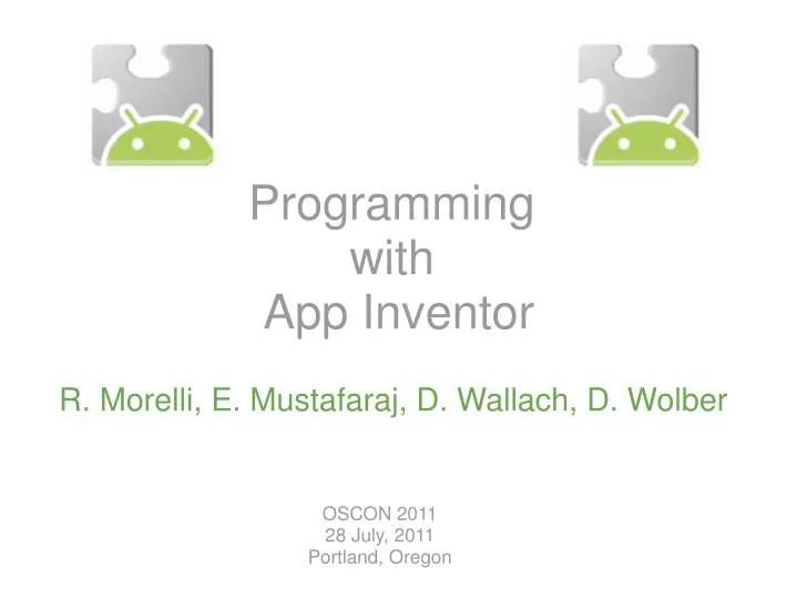 programming with app inventor