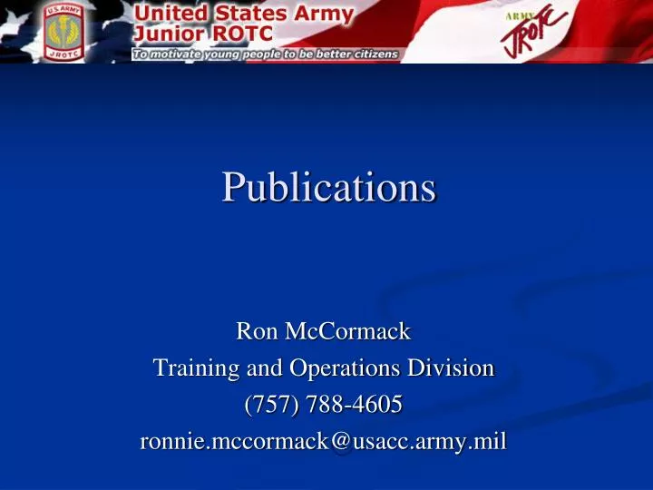 ron mccormack training and operations division 757 788 4605 ronnie mccormack@usacc army mil