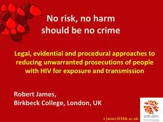 No risk, no harm should be no crime