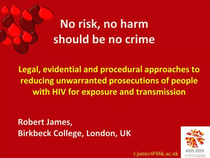 no risk no harm should be no crime