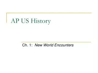 AP US History