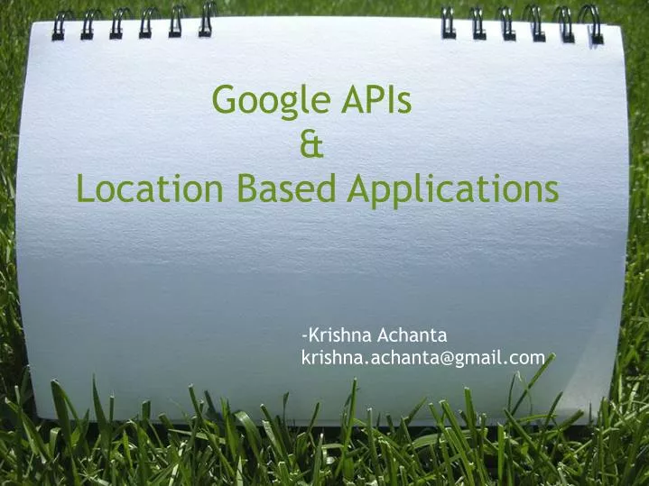 google apis location based applications