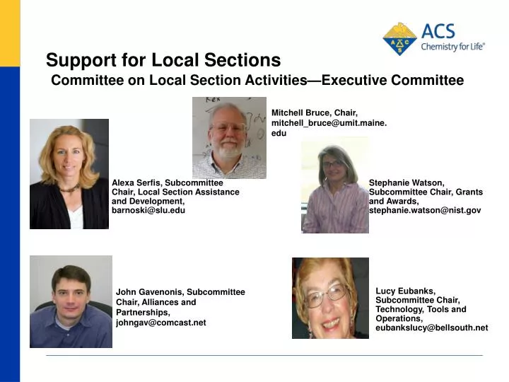 support for local sections