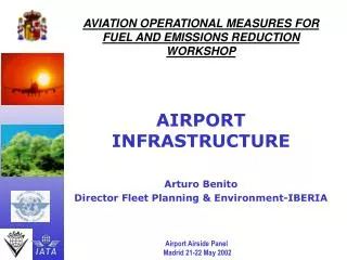 AVIATION OPERATIONAL MEASURES FOR FUEL AND EMISSIONS REDUCTION WORKSHOP AIRPORT INFRASTRUCTURE