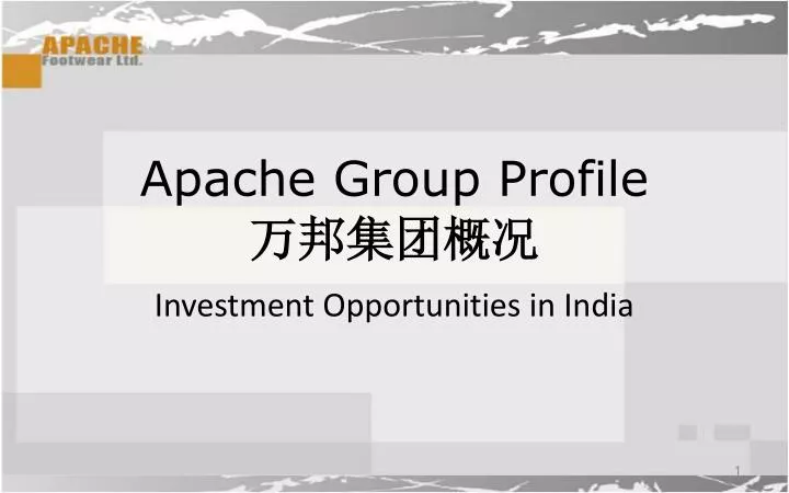 apache group profile