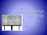 Enhancing Science Teaching: Understanding North Carolina's Essential Standards - slide 1