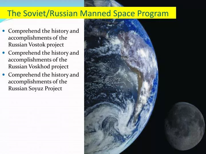 the soviet russian manned space program