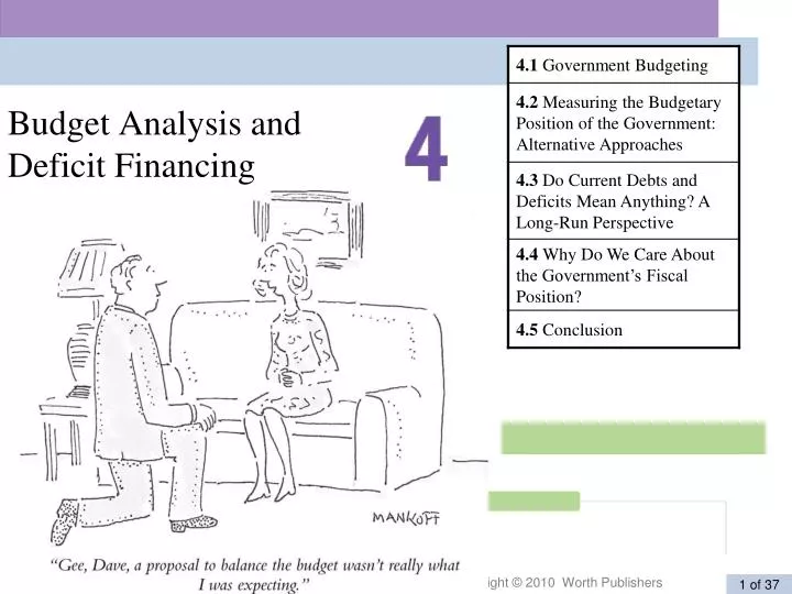 budget analysis and deficit financing