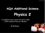 AQA Additional Science