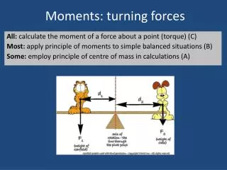 Moments: turning forces