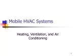 Mobile HVAC Systems