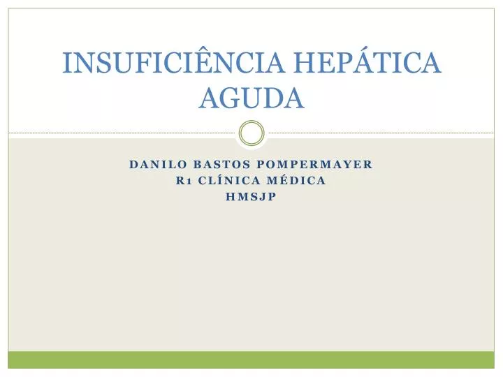 insufici ncia hep tica aguda