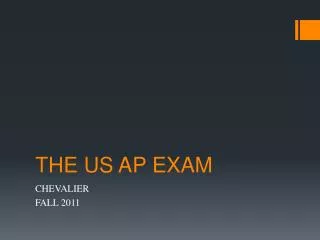 THE US AP EXAM