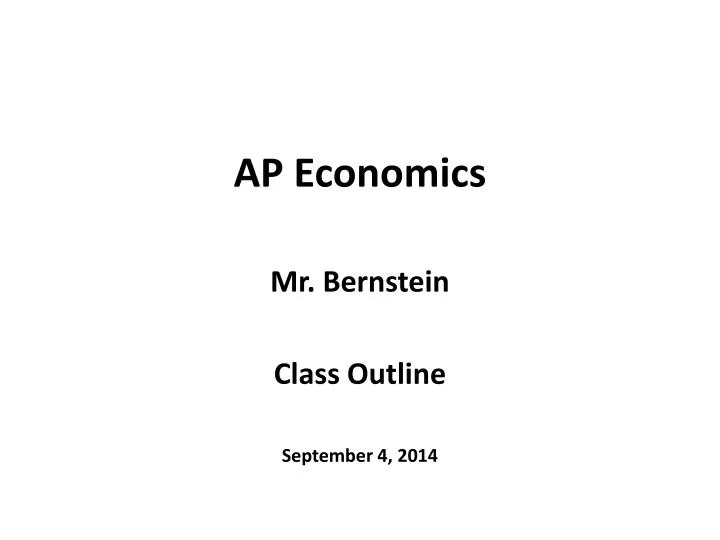 ap economics