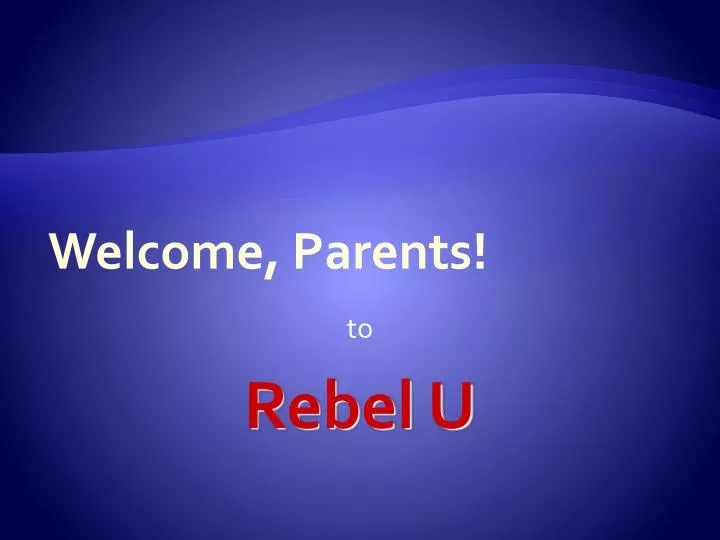 welcome parents