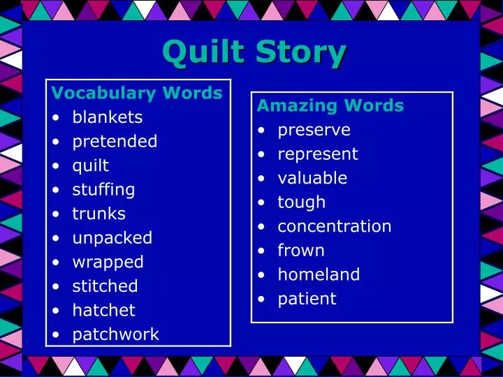 quilt story