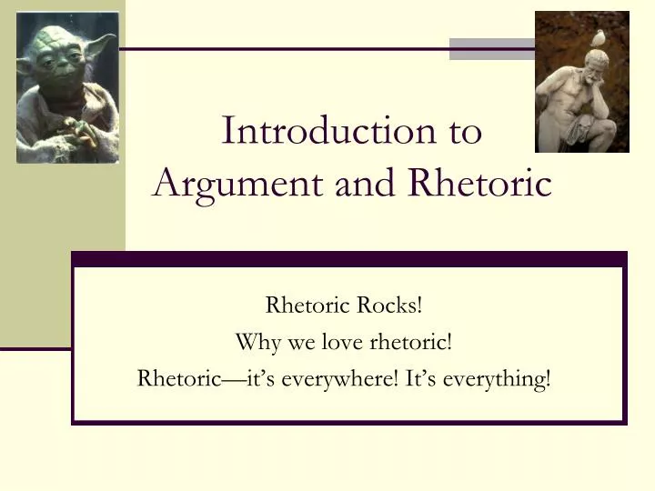 introduction to argument and rhetoric