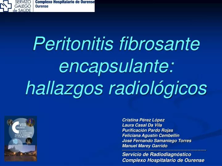 peritonitis fibrosante encapsulante hallazgos radiol gicos