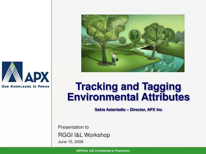 tracking and tagging environmental attributes sakis asteriadis director apx inc