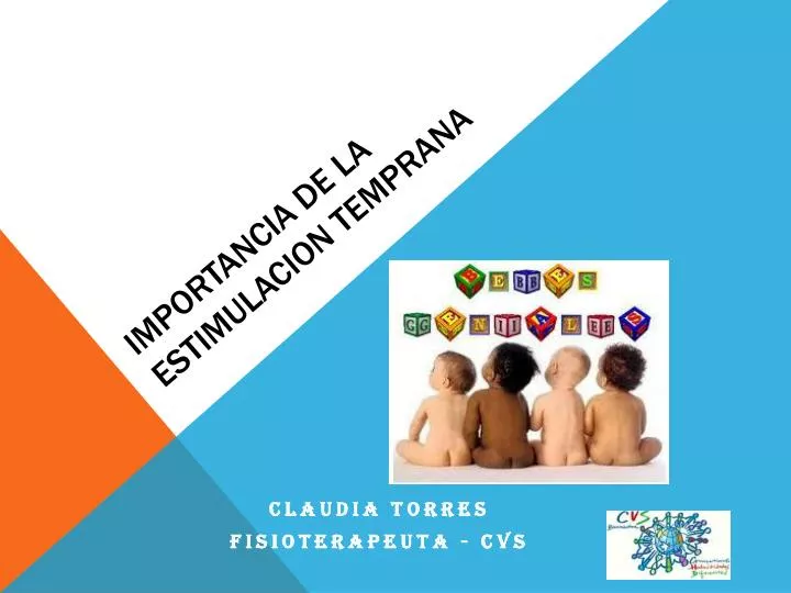 importancia de la estimulacion temprana