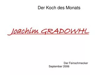 joachim gradowhl