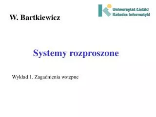 systemy rozproszone