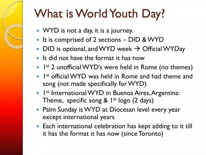 what is world youth day