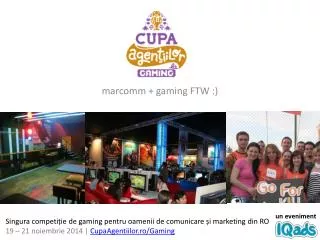 marcomm gaming ftw