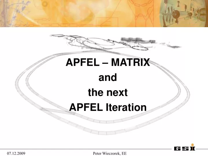 apfel matrix and the next apfel iteration