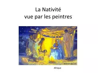 la nativit vue par les peintres