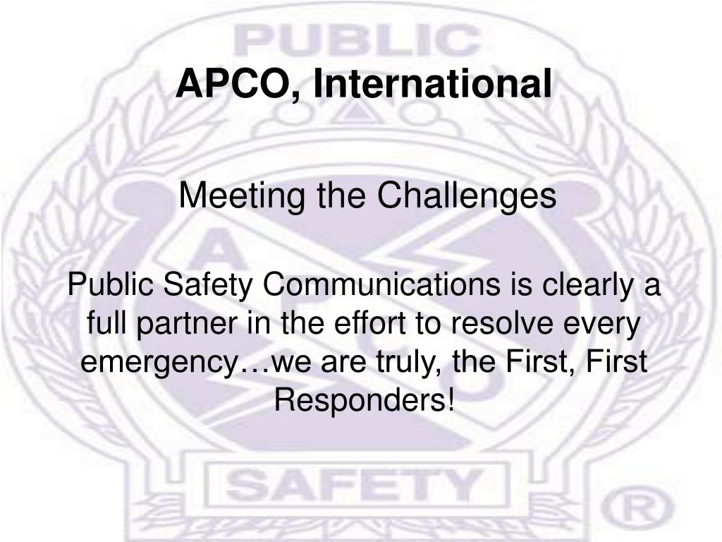 PPT - APCO, International PowerPoint Presentation, free download - ID ...
