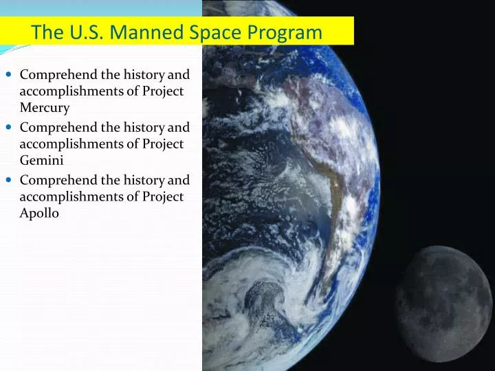 the u s manned space program