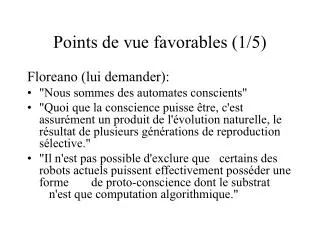 points de vue favorables 1 5