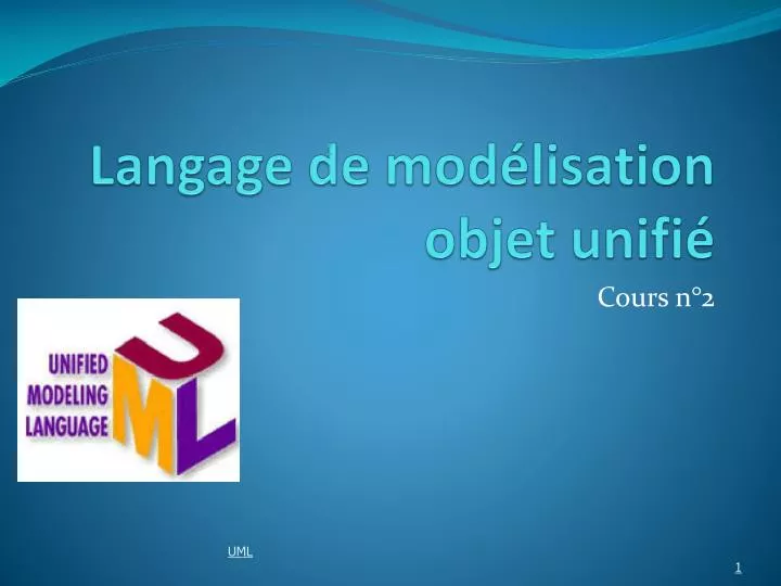 langage de mod lisation objet unifi