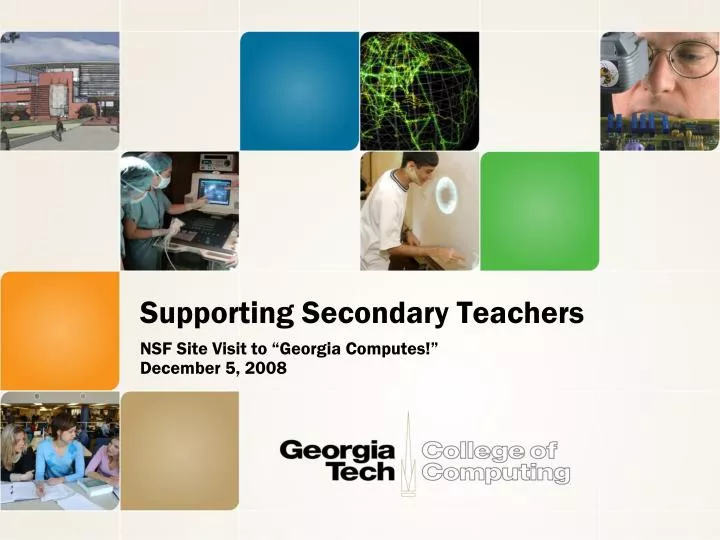 supporting secondary teachers
