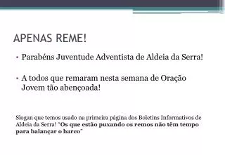apenas reme
