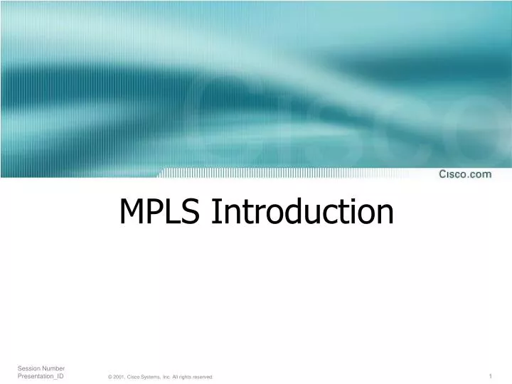 mpls introduction